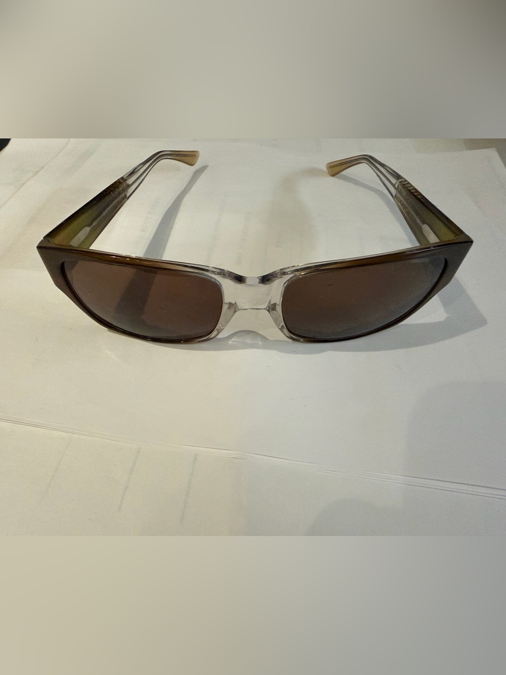 Brown & Clear Sunglasses Like New